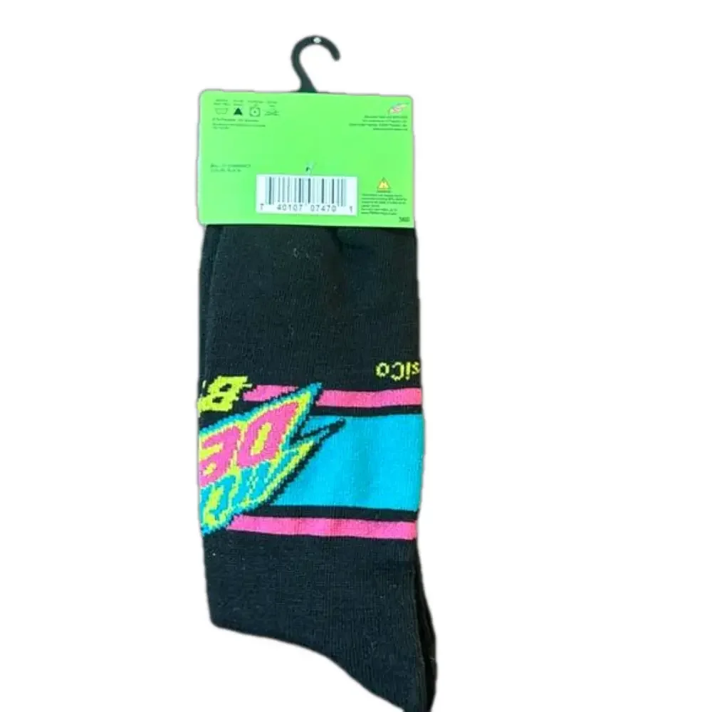 Mountain Dew Crew Socks NWT